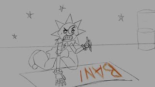 Daycare Attendant after Gregory got banned FNAF Security Breach rough animation [upl. by Emarej]