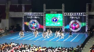 NU Pep Squad  NCC Finals 2014 3rd Place [upl. by Diskin]