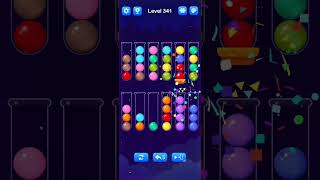 Ball Sort Level 341 Walkthrough Solution AndroidiOS [upl. by Kyte]