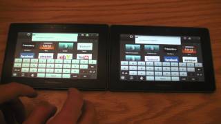 BlackBerry PlayBook WiFi VS 4G LTE BlackBerry PlayBook [upl. by Cychosz]