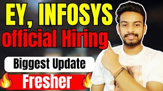 Ey Infosys Offiicial Hiring Started  OFF Campus Drive For 2024 2023 2022 Batch  Fresher Jobs [upl. by Hujsak708]