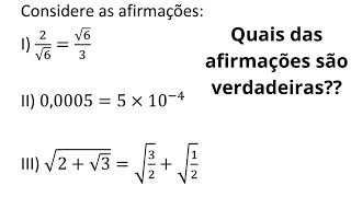 Qual das afirmações é verdadeira questão 8 cap Macaé vestibulinho ensino médio [upl. by Ailedo]