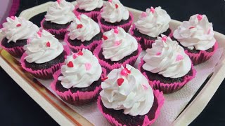 Chocolate Cup Cake Recipe  Happy New Year Chocolate CupCake [upl. by Anairdna]