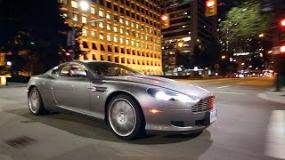 Heres Why the V12 Aston Martin DB9 is Perfect for a Midnight Run [upl. by Akirdnas78]