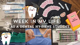 Week in My Life as a Dental Hygiene Student  Fall Semester  Week 1  2024 [upl. by Oibesue]