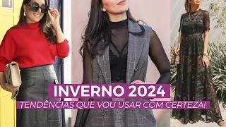 Inverno 2024 Tendências que eu vou usar com certeza  Camila Gaio [upl. by Bevan]