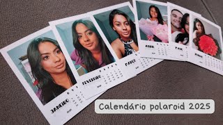 Calendário 2025 no formato polaroid  ARQUIVO DIGITAL [upl. by Chainey]