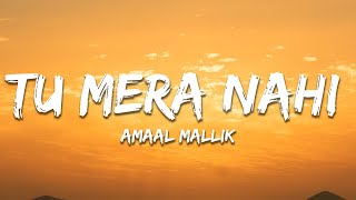 Amaal Mallik  Tu Mera Nahi Lyrics [upl. by Besnard]