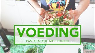 Pastasalade met Tonijn  Voeding  Workoutsquadnl [upl. by Tertia751]