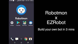 Robotmon EZ Robot  Build your bot in 3 mins [upl. by Ylrebmik]