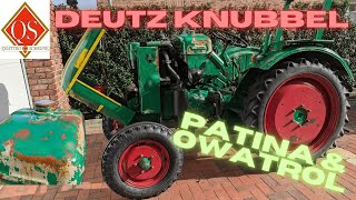 Patina herstellen am Deutz Knubbel amp Rost im Zylinderkopf😞 2 [upl. by Geralda]