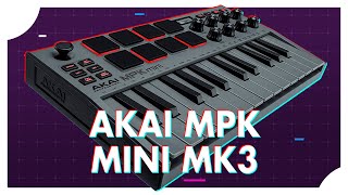 Un CLÁSICO de la PRODUCCIÓN MUSICAL  REVIEW AKAI Professional MPK Mini MK3 [upl. by Ross]