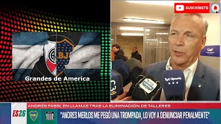 Bombazo Escandalo en Boca Talleres Fassi denunciará Penalmente a Andrés Merlos por Agresión [upl. by Hercule]