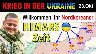 23OKTOBER AUSGELÖSCHT AN TAG 1  Ukrainer TREFFEN NORDKOREANISCHE BASIS  UkraineKrieg [upl. by Leiahtan]