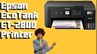 Epson EcoTank ET 2800 Printer Review [upl. by Raseta]