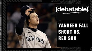 Did Gerrit Cole blow it for the Yankees during the AL Wild Card game  debatable [upl. by Ahseikram]