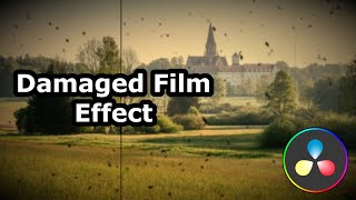 How To Get Old Film Effect In DaVinci Resolve [upl. by Florenza585]