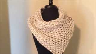 Crochet Scarfs Comparing Lion Brand Chunky Yarns [upl. by Hendrika]