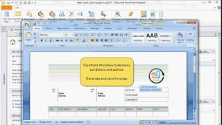 Generate PDF from SharePoint list items and email using HarePoint Workflow Extensions [upl. by Iruy]