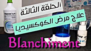 علاج مرض الكوكسيديا25 Baycox الحلقة 3️⃣ تبيض وتطهير الطيور blanchiment [upl. by Wurster]