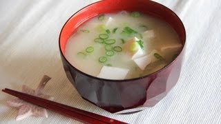 Miso Soup Recipe  Japanese Cooking 101 [upl. by Ardnuaet]