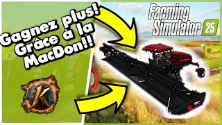 Fs25 Tuto MacDon Gagnez plus dargent en moissonnant vos champs grace a la Macdon fs25 [upl. by Findlay]