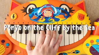 Meow Ponyo on the Cliff by the Sea on Cat Piano [upl. by Ricky]