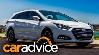 2016 Hyundai i40 Tourer Diesel review [upl. by Aicekan907]