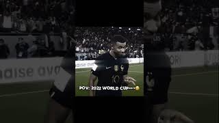 POV2022 WORLD CUP🥹 trending shortsfeed viralvideo edit footbaledits ronaldo [upl. by Ainahtan]