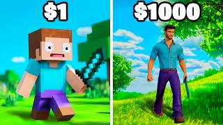 1 vs 1000 Fake Minecraft Games [upl. by Aubarta952]