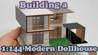 Building a 1144 Modern Dollhouse A dollhouse for your dollhouse dollhouse miniature [upl. by Nnaihs78]