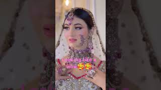 Bridal happy wedding day ytshorts makeup trending [upl. by Eenimod146]