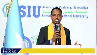 Wasiir Al cadaalaquotWaxaan ka shaqeenaynaa dadka Soomaaliyeed inaan talada iyaga ku celinoquot [upl. by Yssej]