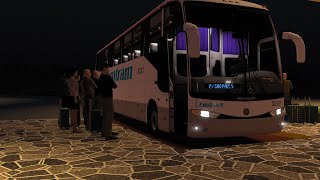 simulador de onibus g6 1200 emtram irece para São Paulo eaa 151 [upl. by Nyar90]