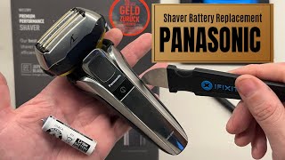 Panasonic shaver ESLV9Q battery replacement [upl. by Conlee349]