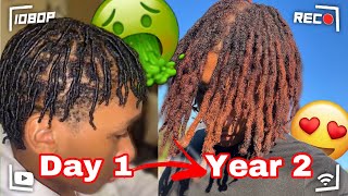 My Dreadlock Journey  2 Year Transformation CRAZY GROWTH [upl. by Jeannette]