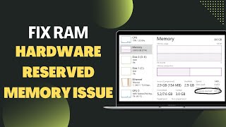 FIX USABLE RAM  Hardware Reserved Memory FIX  FIX RAM in Windows 1011 [upl. by Notsua]