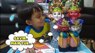 LUCU BANGET GAVIN UNBOXING ONDEL ONDEL ⭐⭐ ONDEL ONDEL BETAWI [upl. by Mattias]