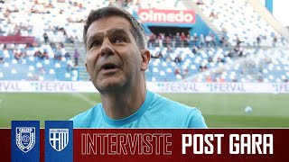 INTERVISTE POST GARA AC REGGIANA vs PARMA CALCIO [upl. by Ydahs]