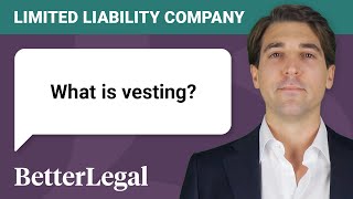 What is vesting Vesting for startups explained by BetterLegal [upl. by Luiza]