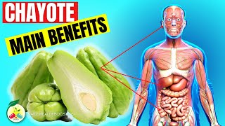 MAIN HEALTH BENEFITS OF CHAYOTE  Chayote Uses  Chayote  Daily Health Boosters [upl. by Amla]