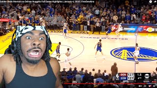 JOKIC ISNT HUMAN Warriors vs Nuggets Full Game Highlights  January 4 2024 REACTION [upl. by Arinay560]