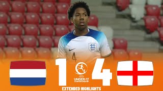 England vs Netherlands  Highlights  U17 European Championship 21052023 [upl. by Nylkoorb]