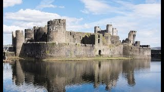 CAERPHILLY CASTLE WALES  PAÍS DE GALES  CASTELO CAERPHILLY CHATEAU CAERPHILLY 1997 [upl. by Jalbert]