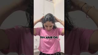 DIY Hair Oil for Hair Fall  Natural Solution for Stronger Hair🎀trendinghaircareshortsyt [upl. by Desma]