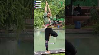 Vrikshasana Tree Pose For Balance Flexibility and Inner Calm  Daily Yoga  Yoga Life yoga [upl. by Aenahs]