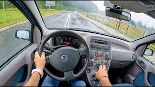 2005 Fiat Panda  11 54HP  POV Test Drive 1315 Joe Black [upl. by Aulea700]