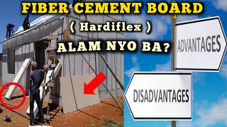 FIBER CEMENT BOARD  Hardieflex  ADVANTAGES amp DISADVANTAGES PAANO MALAMAN STEP BY STEP NA PAGAARAL [upl. by Boy719]