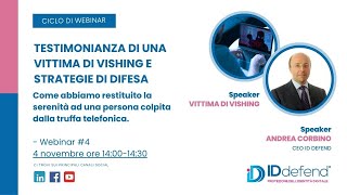 Testimonianza di una Vittima di Vishing e Strategie di Difesa [upl. by Refinnaej]