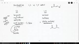 nucleophiles that do 12 or 14additions [upl. by Esther]